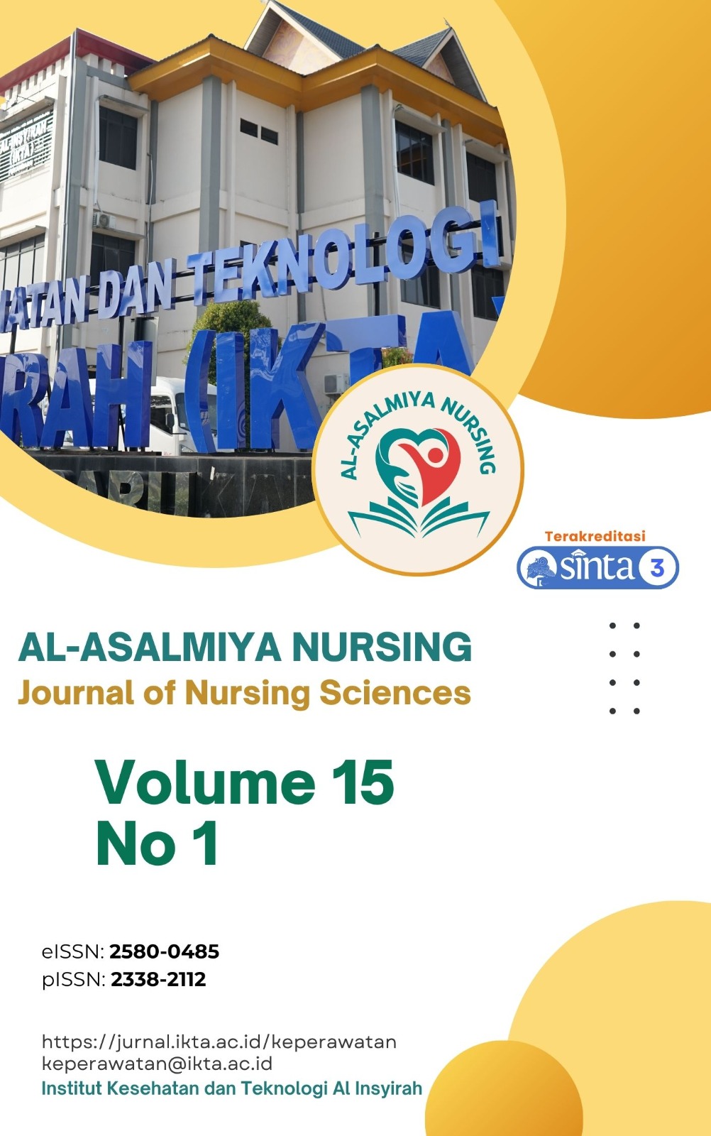 					View Vol. 15 No. 1 (2026): Al-Asalmiya Nursing Jurnal Ilmu Keperawatan (Journal of Nursing Sciences)
				